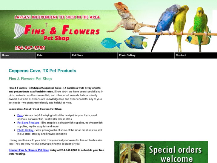 www.finsnflowerspetshoptx.com