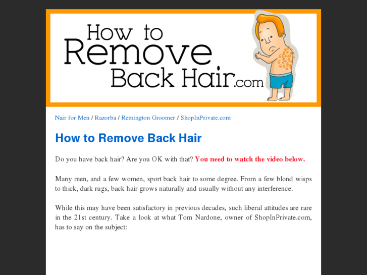 www.howtoremovebackhair.com