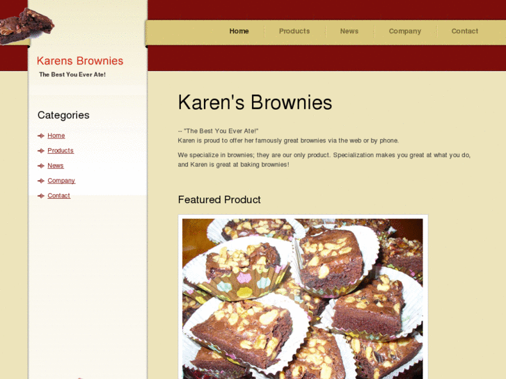 www.karensbrownies.com