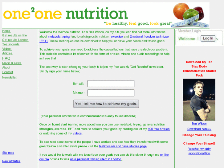 www.one2onenutrition.com