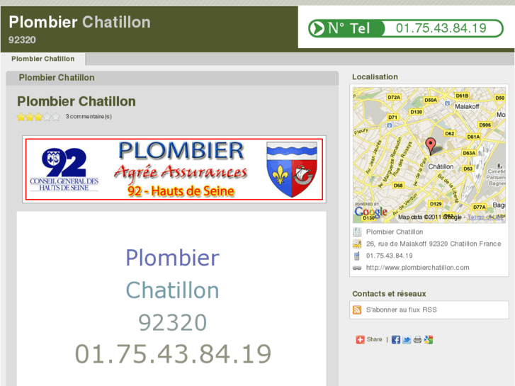 www.plombierchatillon.com