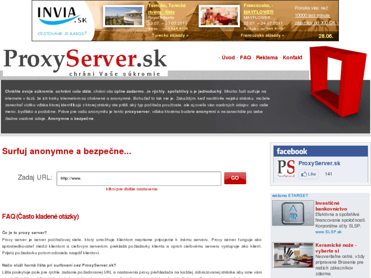 www.proxyserver.sk