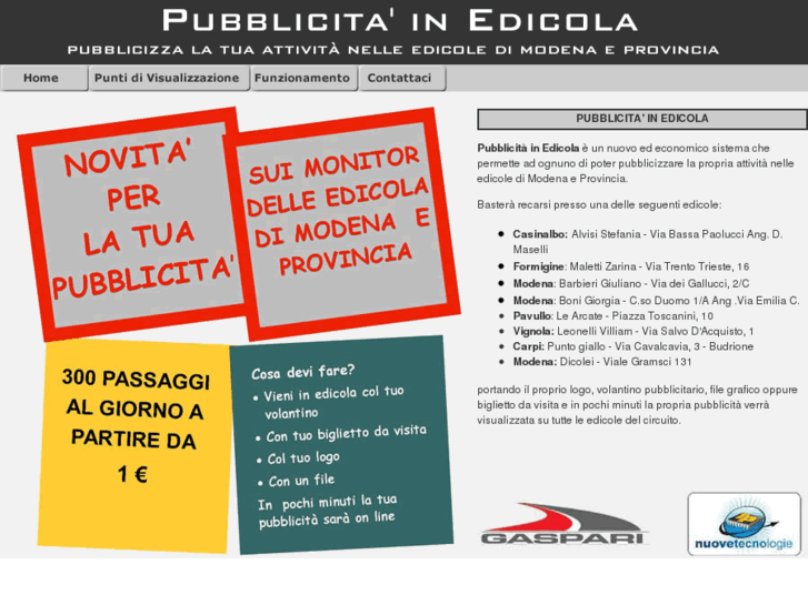 www.pubblicitainedicola.com