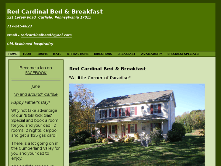 www.redcardinalbedandbreakfast.com