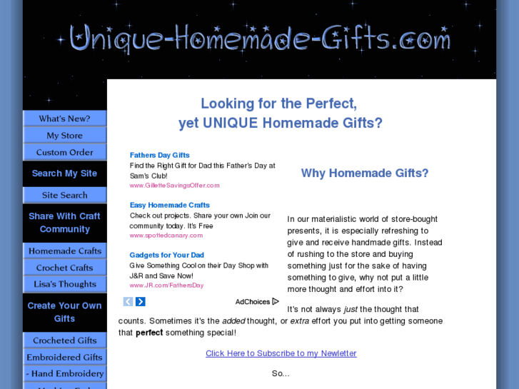 www.unique-homemade-gifts.com