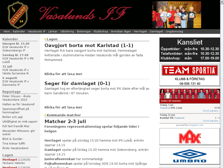 www.vasalundsif.se