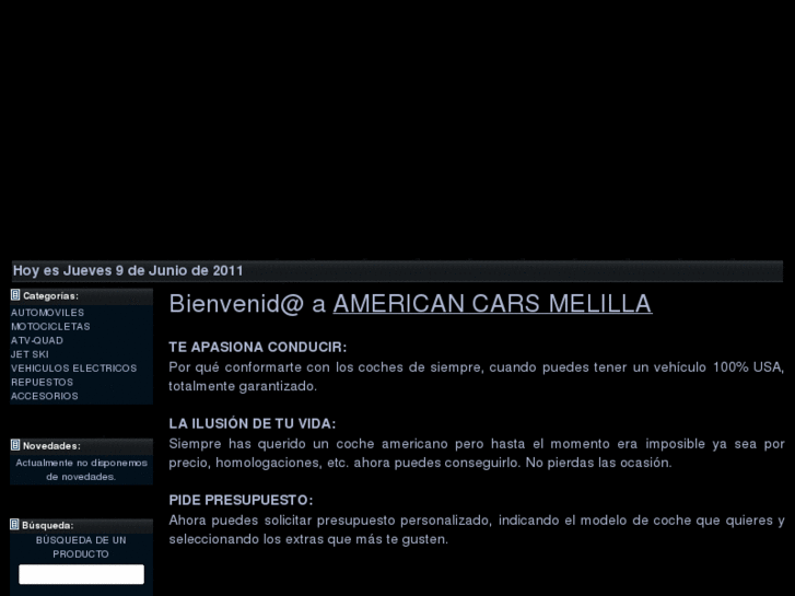 www.americancarsmelilla.com