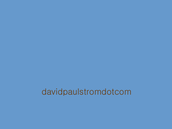 www.davidpaulstrom.com