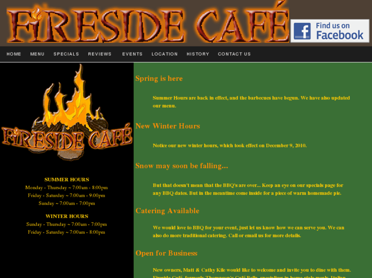 www.fireside-cafe.com