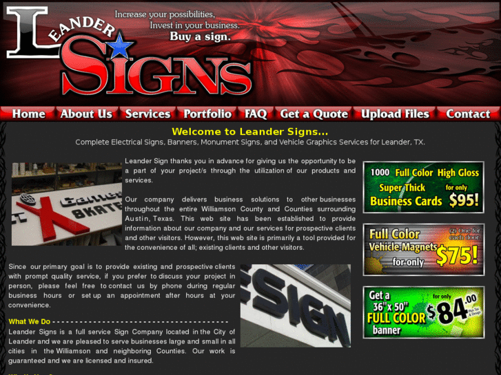 www.leandersigns.com