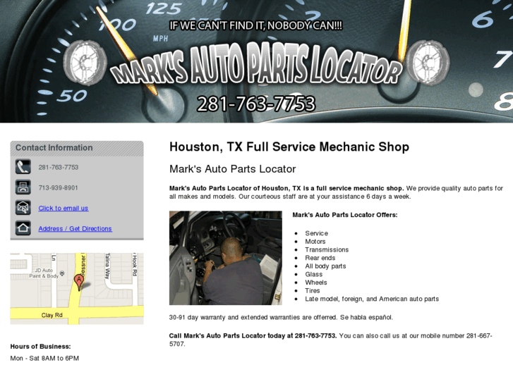 www.marksautopartslocator.com