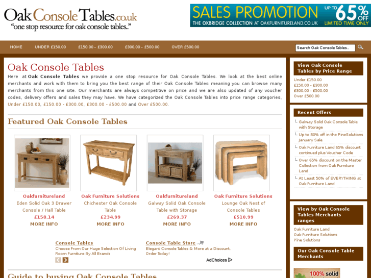 www.oakconsoletables.co.uk