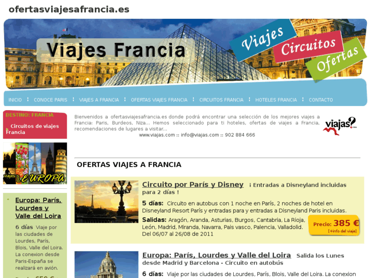 www.ofertasviajesafrancia.es