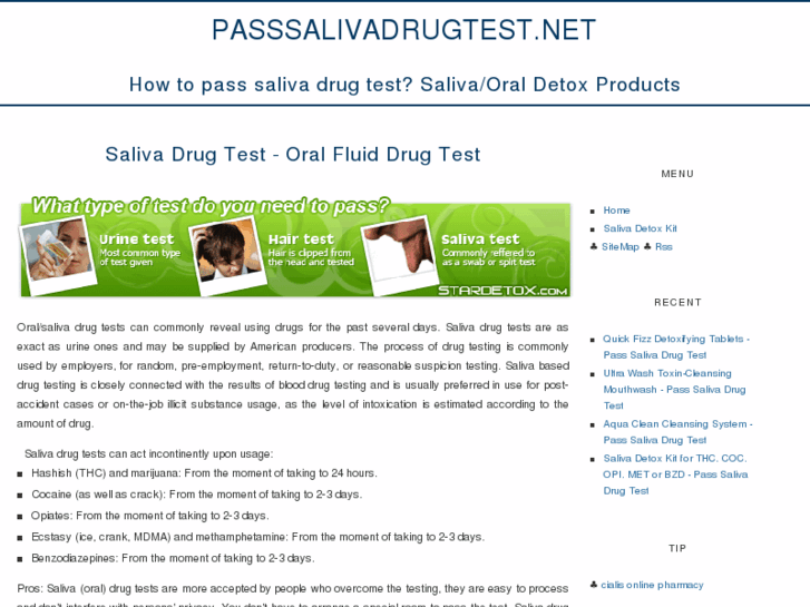 www.passsalivadrugtest.net