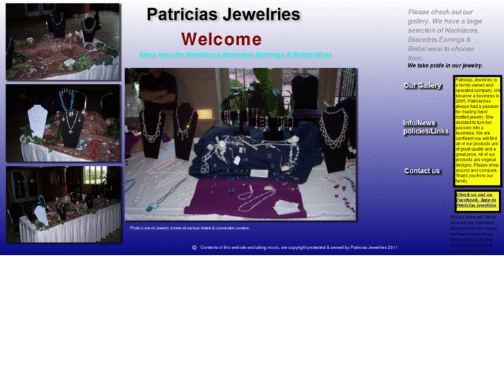 www.patriciasjewelries.com