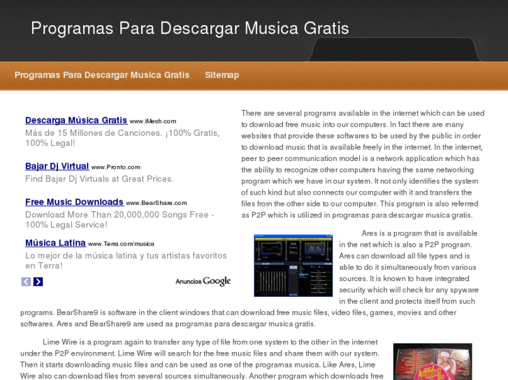 www.programasparadescargarmusicagratis.com
