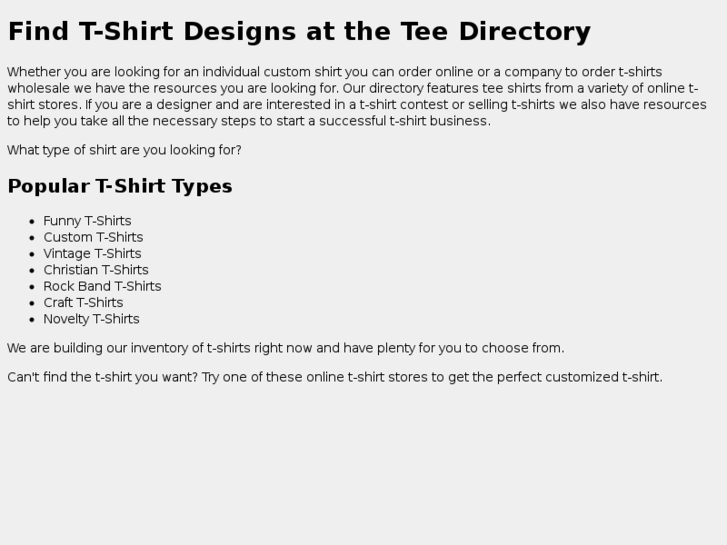 www.teedirectory.com