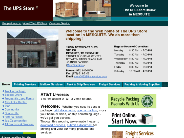 www.upsstoremesquite.com