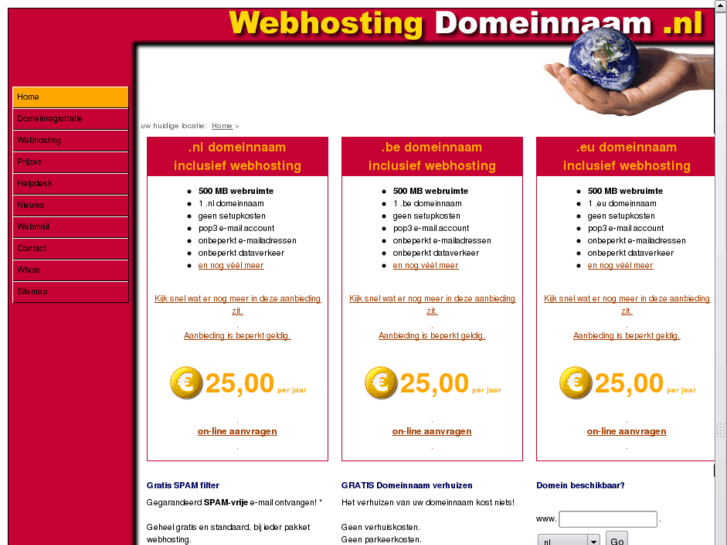 www.webhostingdomeinnaam.nl