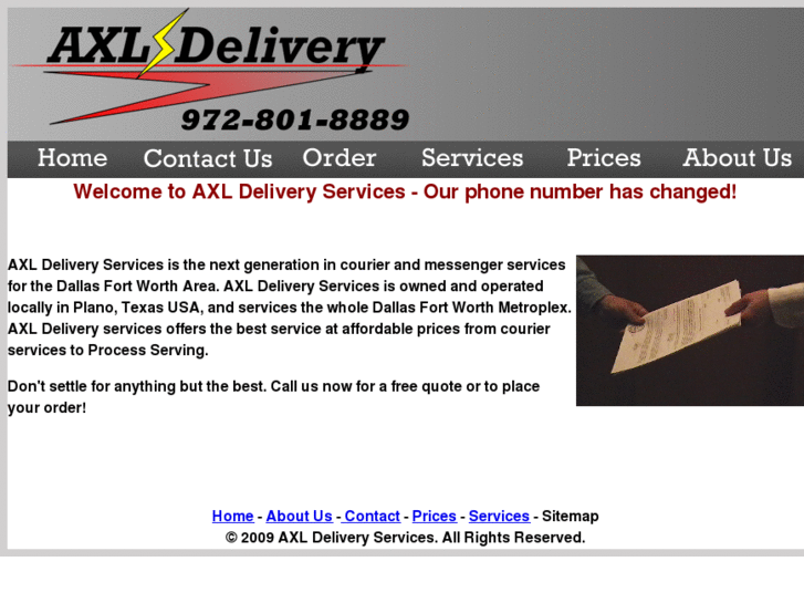 www.axldeliveryservices.com