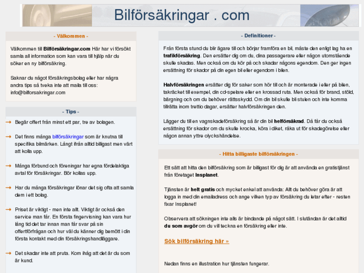 www.bilforsakringar.biz