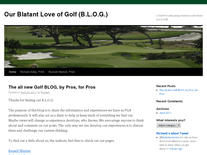 www.blatantloveofgolf.com