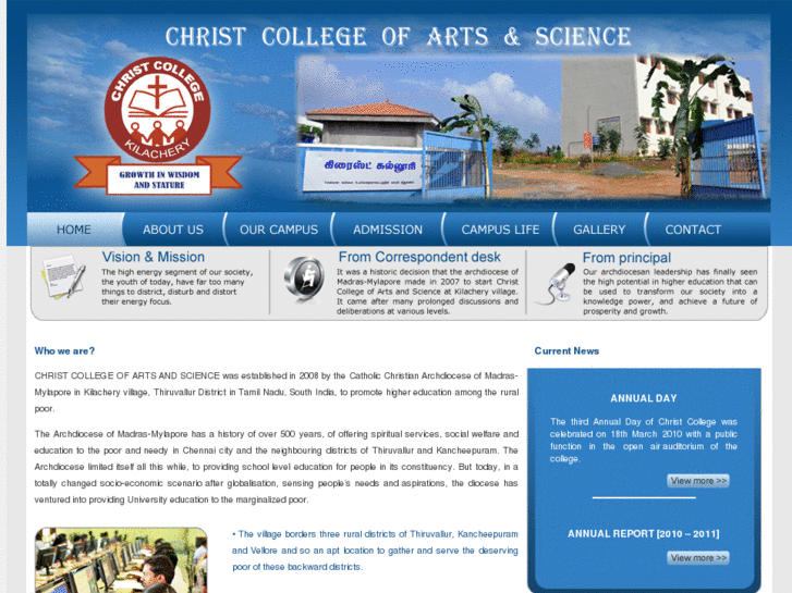 www.christcollegekilachery.org