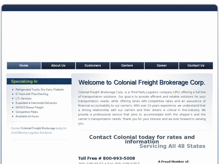 www.colonialfreightbrokerage.com