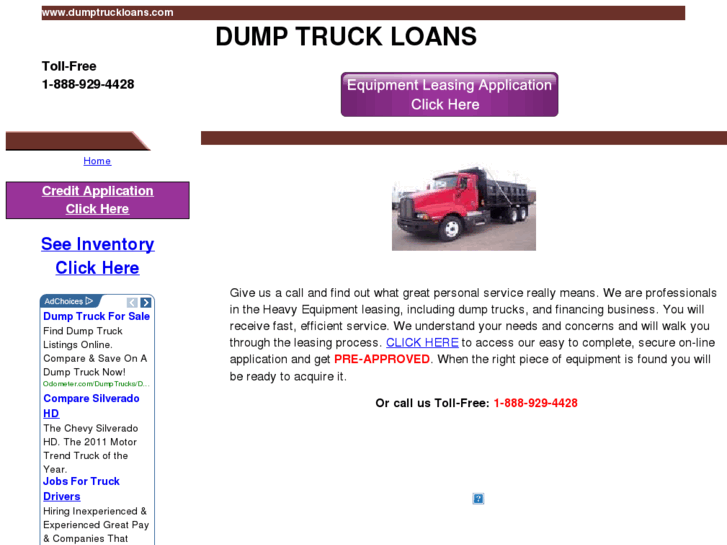 www.dumptruckloans.com