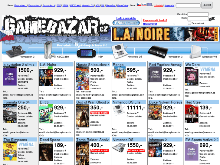 www.gamebazar.cz