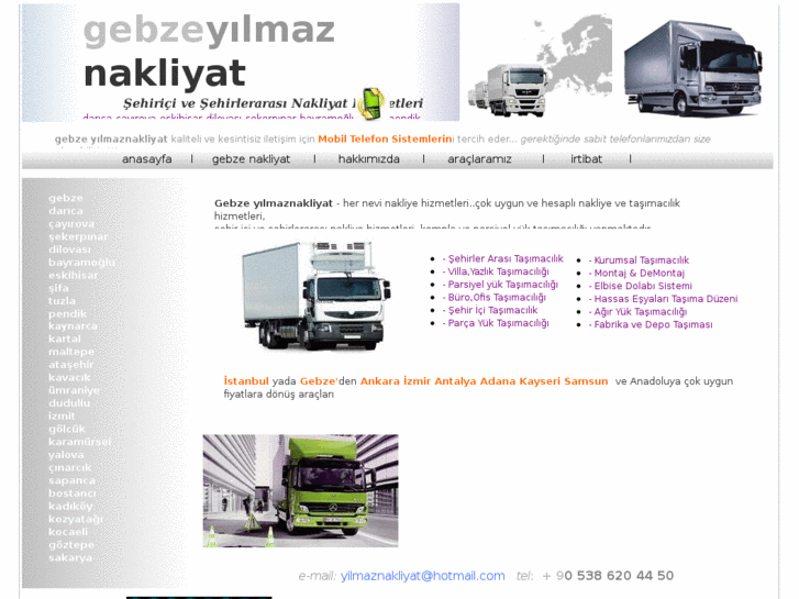 www.gebzeyilmaznakliyat.com