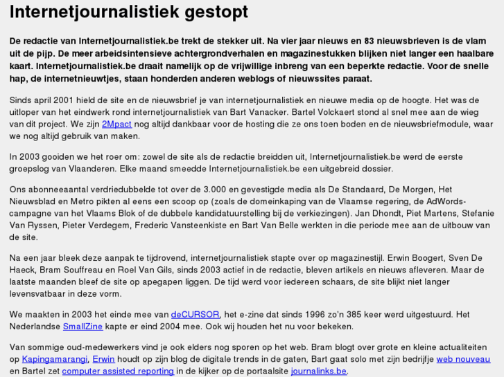 www.internetjournalistiek.be