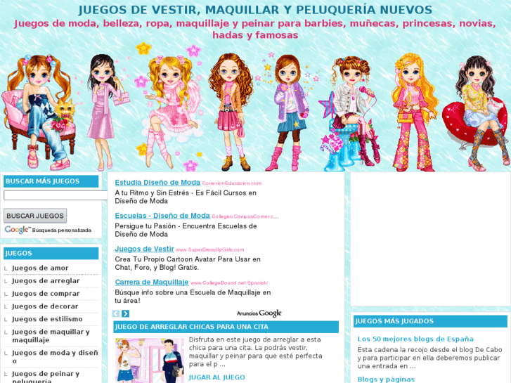 www.juegos-vestir-maquillar-peluqueria.com