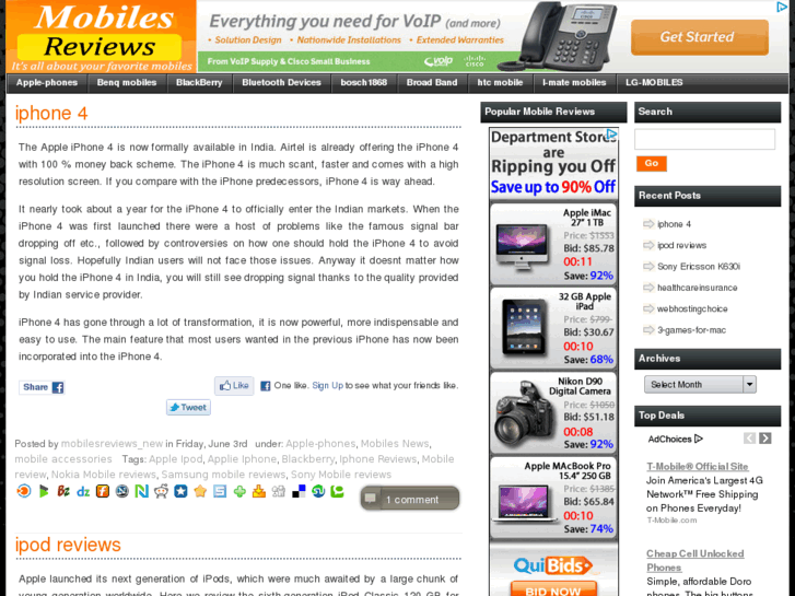 www.mobilesreviews.info