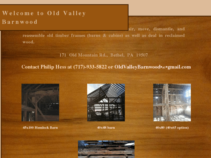 www.oldvalleybarnwood.com