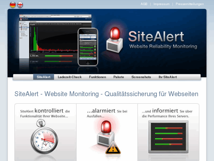 www.sitealert.de