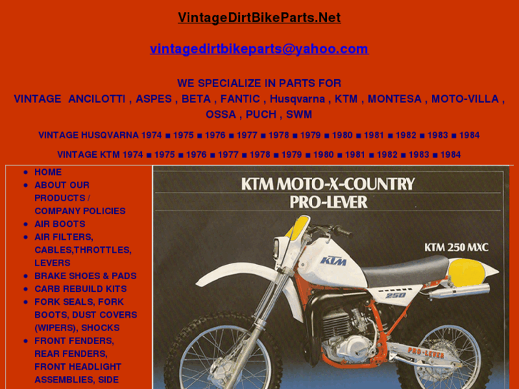 www.vintagedirtbikeparts.net