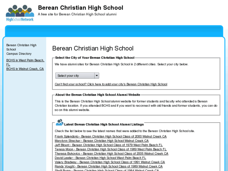 www.bereanchristianhighschool.org