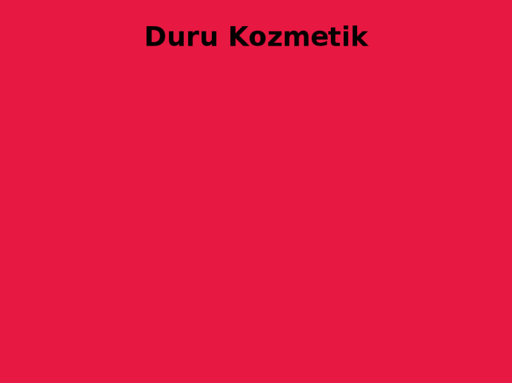 www.durukozmetik.com