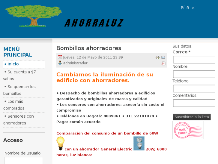 www.elsenordelosbombillos.com