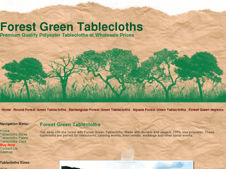 www.forestgreentablecloths.com