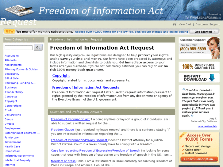 www.freedomofinformationactrequest.com