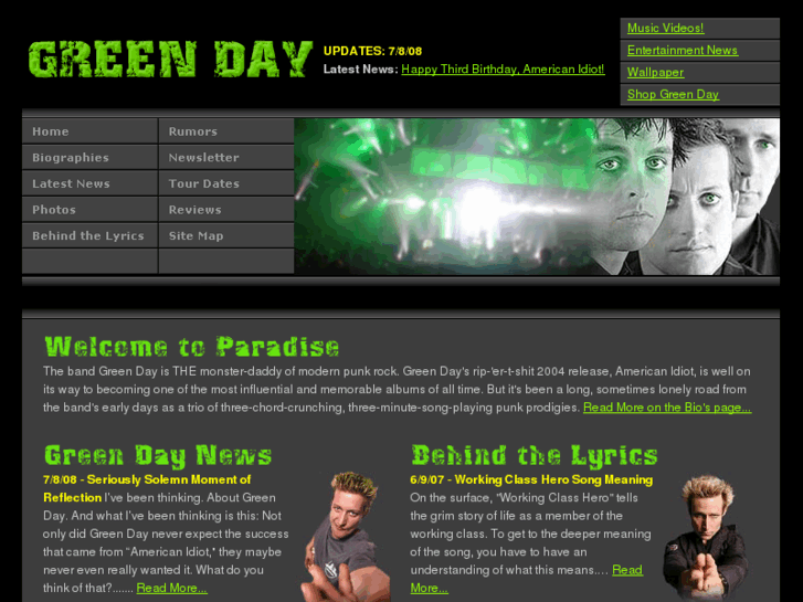 www.greenday-only.com