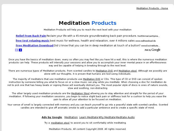 www.meditation-products.com