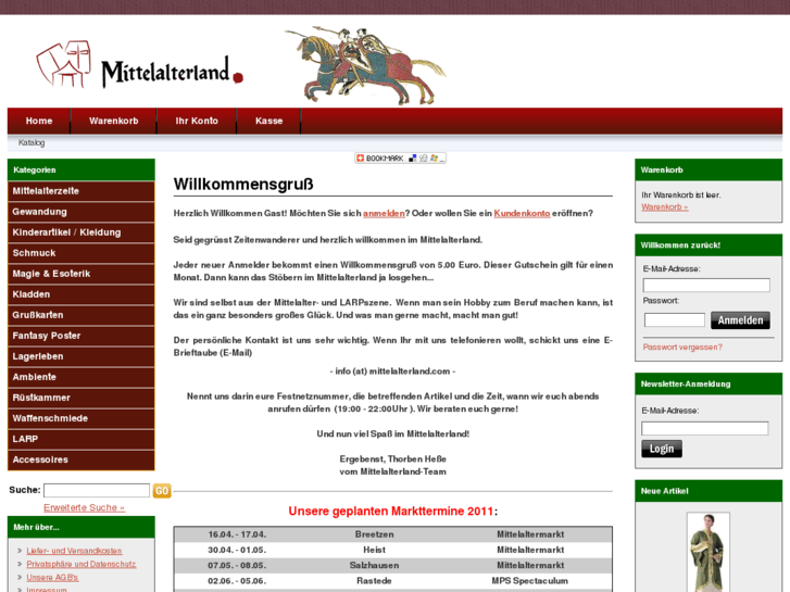 www.mittelalterland.de