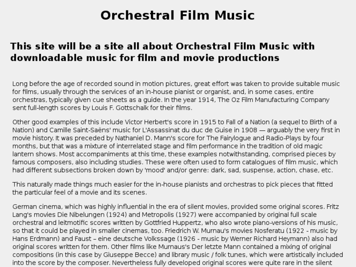 www.orchestralfilmmusic.com