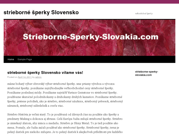 www.strieborne-sperky-slovakia.com