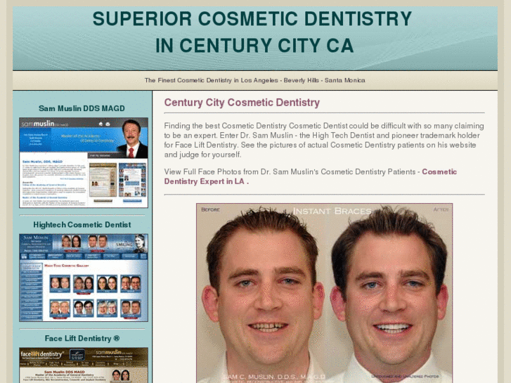 www.cosmeticdentistrycenturycity.com