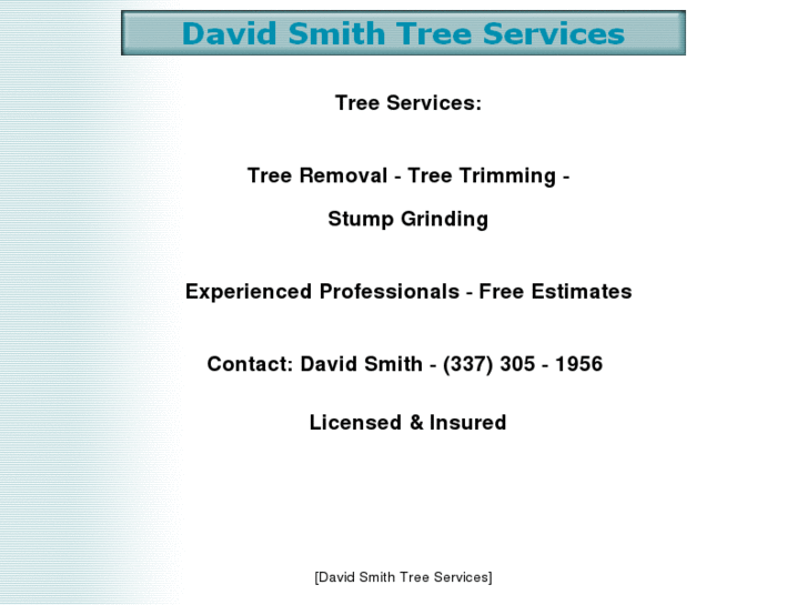 www.davidsmithtreeservices.com