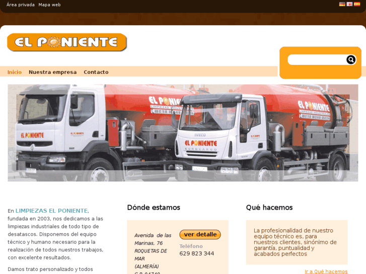 www.limpiezaselponiente.com